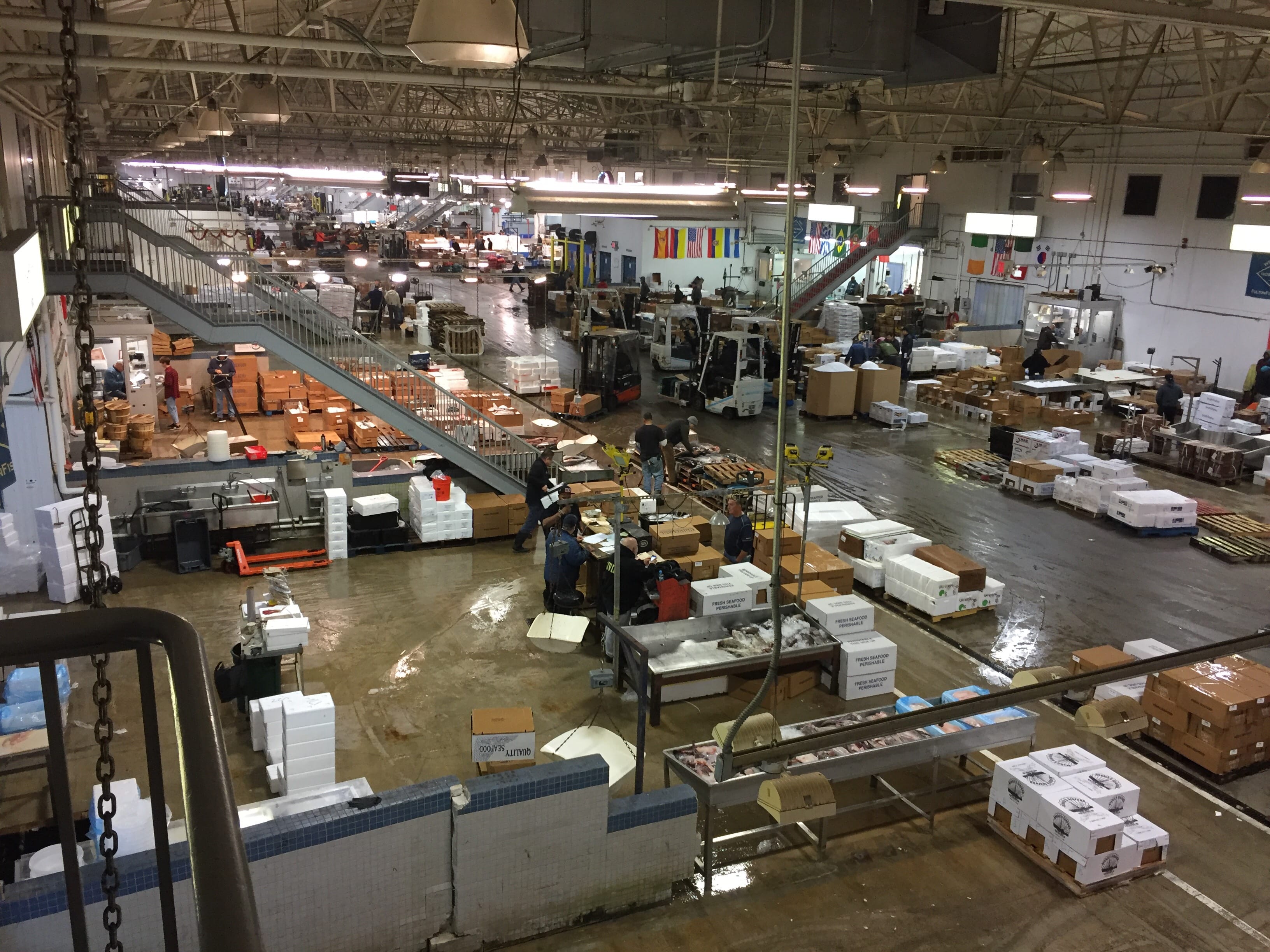 The Fulton Fish Market at Hunts Point